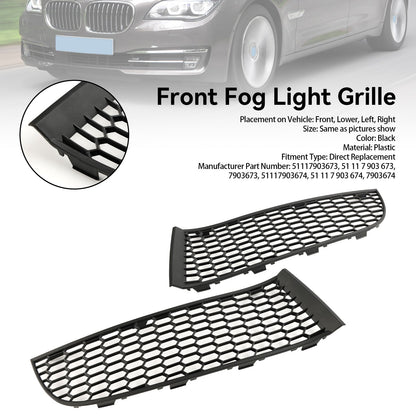 Front Bumper Lower Grille 51117903673 51117903674 Fit BMW F01 F02 2009-2015 #8