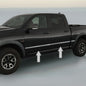 SIDE DOOR TRIM ROCKER PANEL MOLDING PACKAGE For DODGE RAM CHROME 09-17
