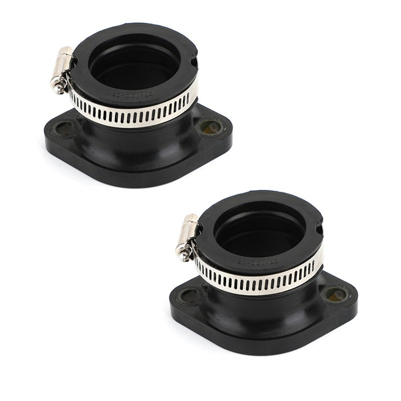 2x Intake Manifold Boot Joint Carburetor Carb Flange Socket For Polaris 3082439
