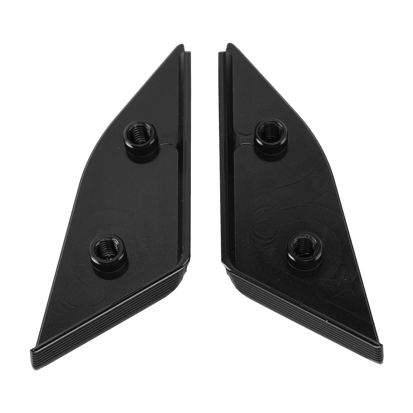 Black mirror delete block off plates fits Ducati Panigale V4 V4R V4S 2018-2024