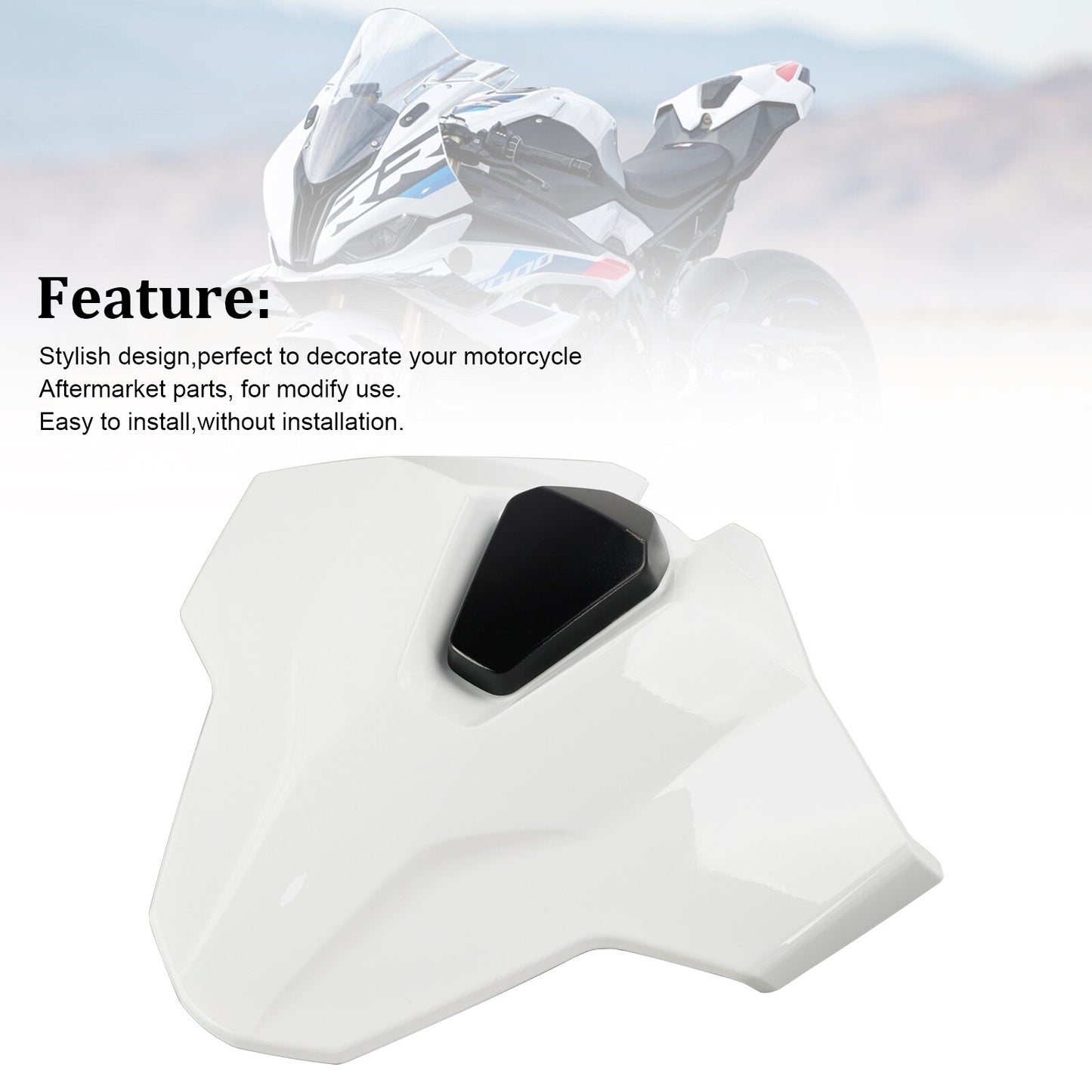 Tail Rear Seat Cover Fairing Cowl For BMW S1000RR 2023-2024 White