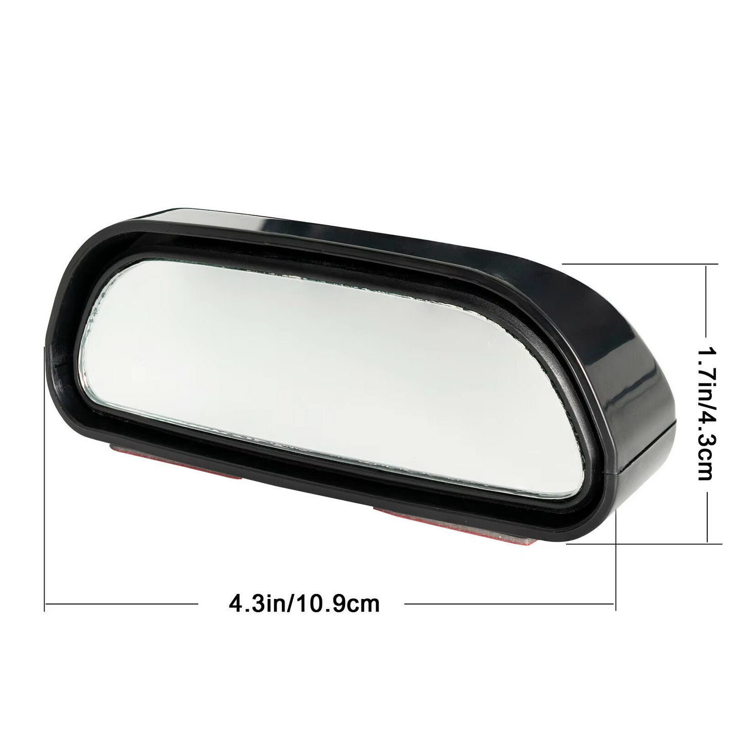 2x Car Universal Stick On Blind Spot Rear View Mirror Wide Angle Rearview Convex