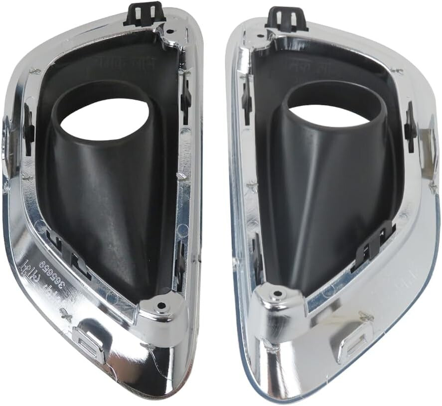 Left and Right Side Fog Light Trim Set Fit For Jeep Grand Cherokee 2014-2016