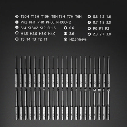Precision Screwdriver Set 60-Pieces DIY Repair Set for PC Phone Watch Electronic