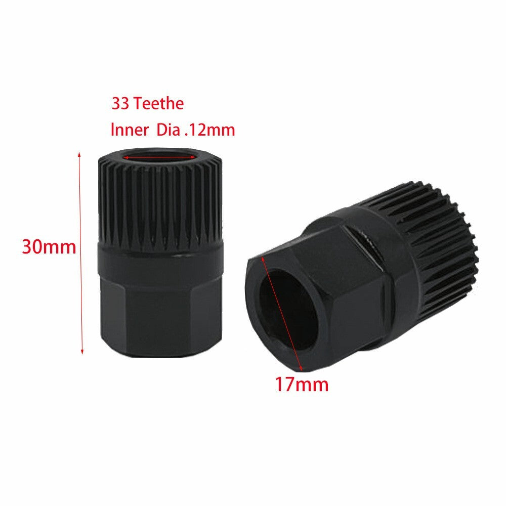 FOR 33 Spline Alternator Clutch Free Wheel Pulley Removal Tool Kit For VW /AUDI/