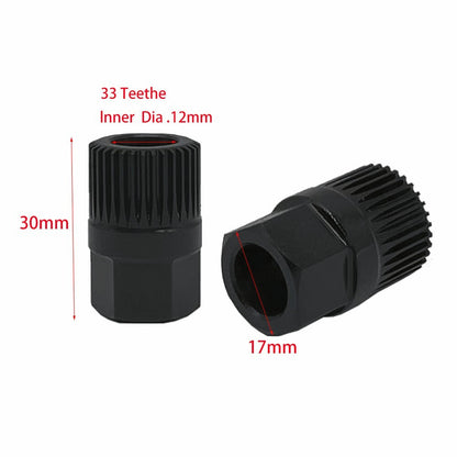 FOR 33 Spline Alternator Clutch Free Wheel Pulley Removal Tool Kit For VW /AUDI/