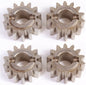 Solid Spare 4 Pack Husqvarna 532404835 14T Pinion Gear Fits AYP Craftsman Poulan