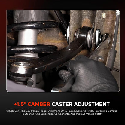 Camber Lock Alignment Fix Upper Arm Cam Bolt Kit For Chevy Silverado Sierra 1500