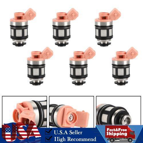 6X Fuel Injector 16600-88G10 Fit Nissan D21 Pathfinder Quest Mercury 3.0L V6