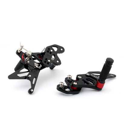 Racing Footrest Rearsets Rear Set Foot pegs Fit For Suzuki GSXR 600/750 11-19 Bk