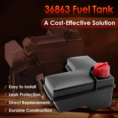 36863 Mower Fuel Gas Tank Fits For Tecumseh OHH45 OHH50 OHH55 OHH60 OHH65 36752