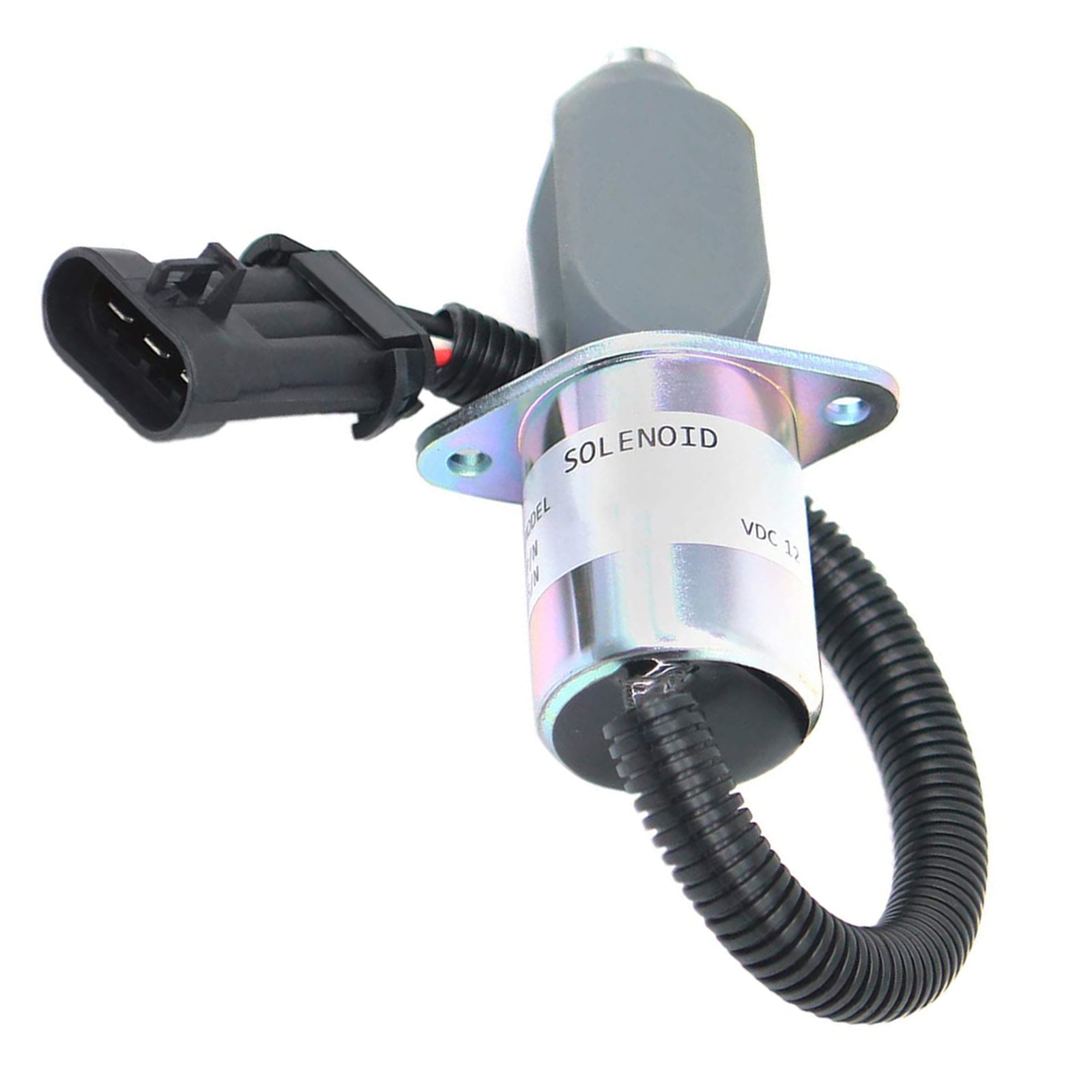 Solid Spare 12V Fuel Solenoid 6681513 6681512 for Bobcat Skid Steer 325 328 751 7753 853 953