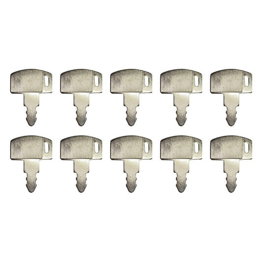 Solid Spare (10) Ignition Key For Mahindra Tractor 2310 2810 3510 4110 - 14446213200