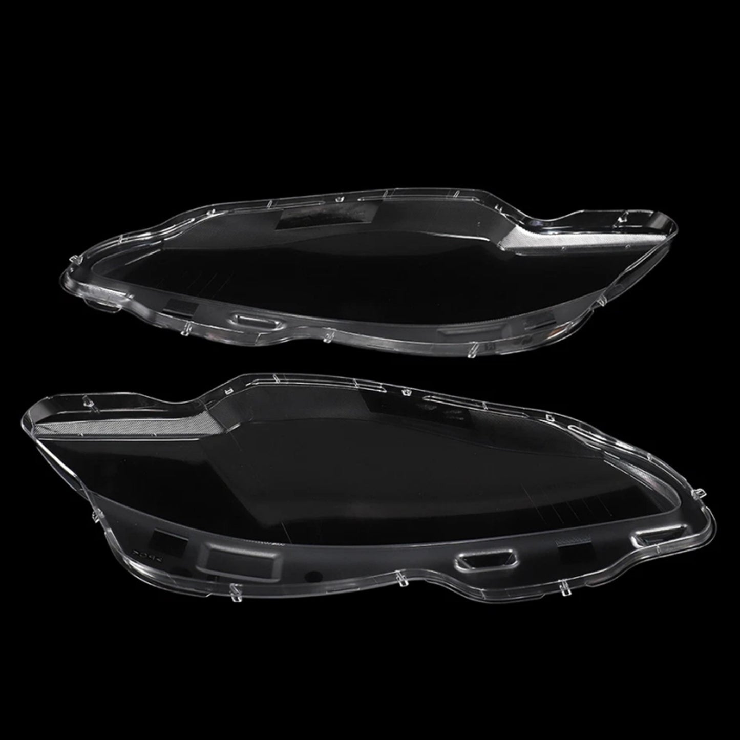 Pair Front Headlight Lens Cover Shell Clear For Jaguar XJ XJL 2010-2019