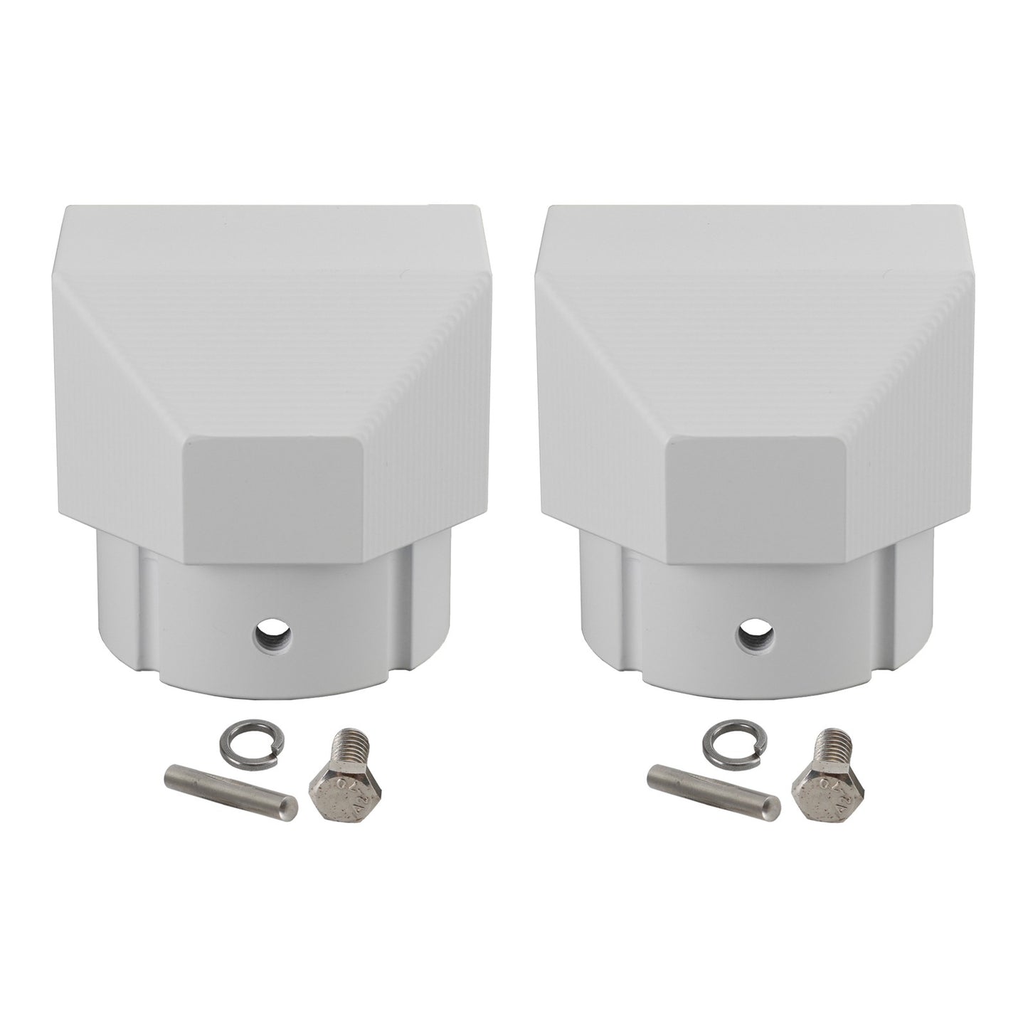 2PCS Alminum Replacement Part End Plug Solid For Dometic SUNCHASER II Awning
