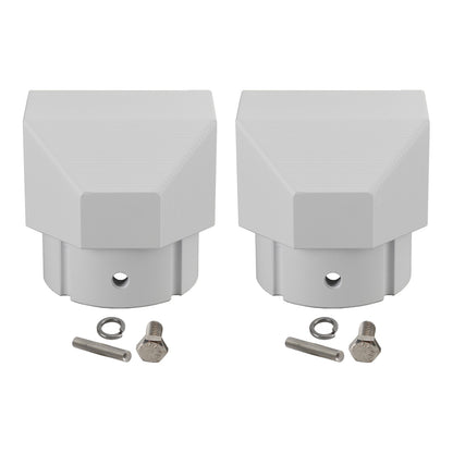 2PCS Alminum Replacement Part End Plug Solid For Dometic SUNCHASER II Awning