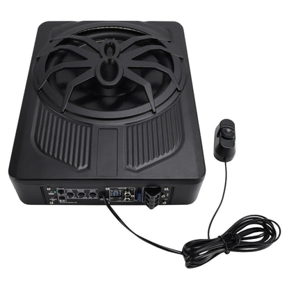 1200W Car Subwoofer 10" 12V Slim Under Seat Powered Car Subwoofer for Car Truck