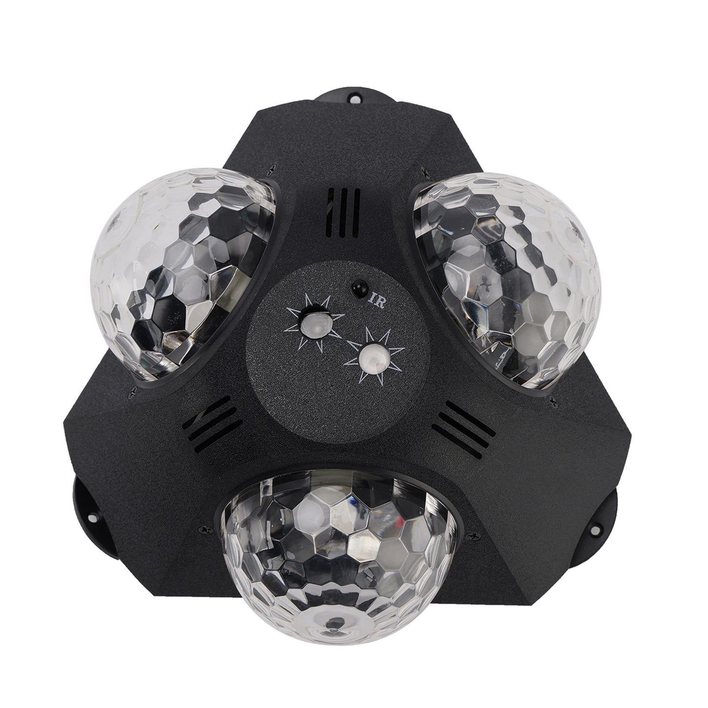 3Head Sound Activated Magic Ball Strobe Light With Remote Control For Home Party