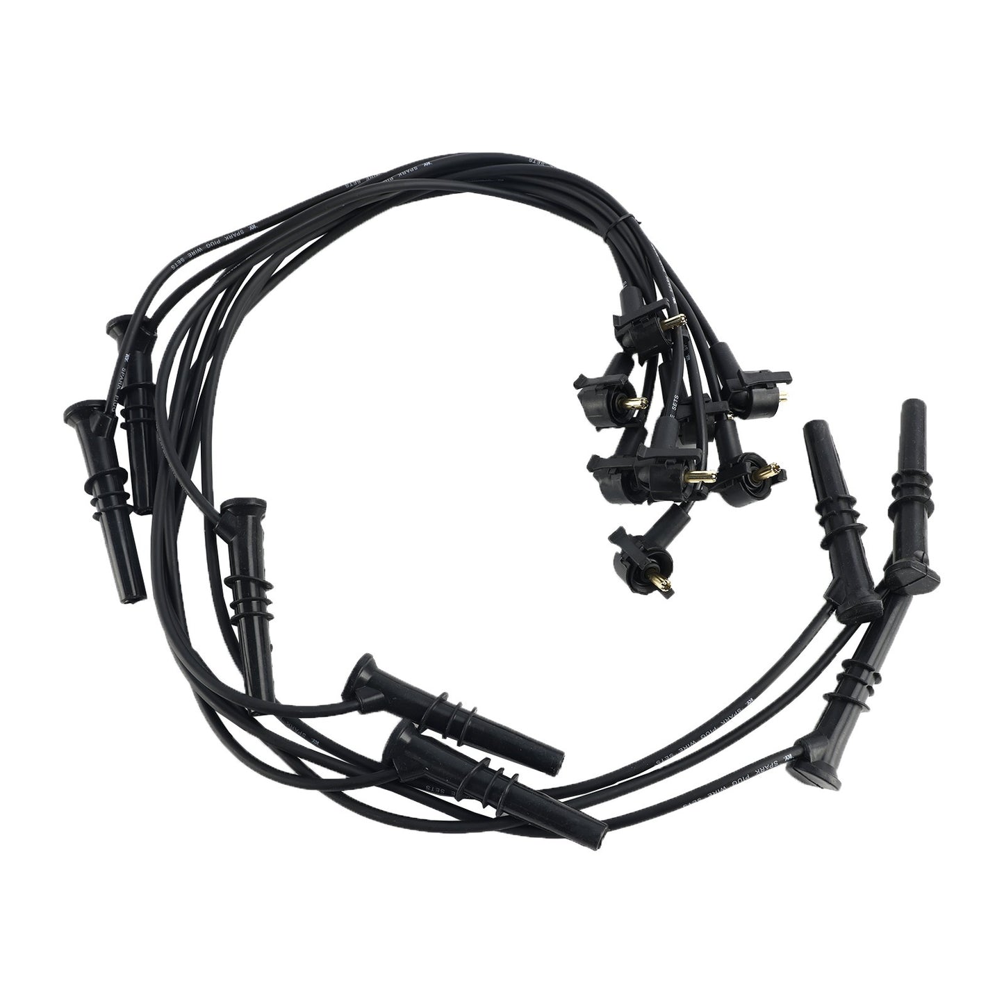 2 Ignition Coil Pack 8 Spark Plugs and Wire Set FD487 SP432 For Ford Expedition