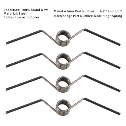 Self Opening Door Hinge Spring Reverse Acting Both 1/2" and 5/8" Radius Hinges