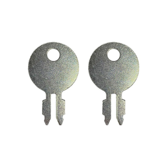 Solid Spare (2) Ignition Key For Massey Ferguson John Deere Tractor TO20 Super 90, 180292M1