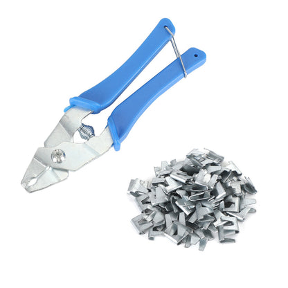 ??300Pcs Wire Cage Clips With 1Pc Snap Plier For Rabbit Chicken Pet Dog Cat Cage