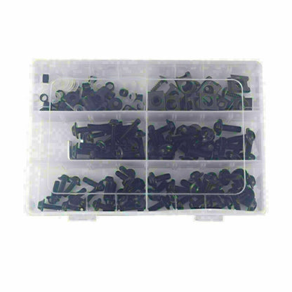 177X Fairing Fender Fastener Kit Body Work Screws Bolts Washers Motorcycle BK.