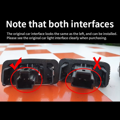 2X Rear LED License Plate Light For Toyota Camry Yaris Highlander Avalon Prius C