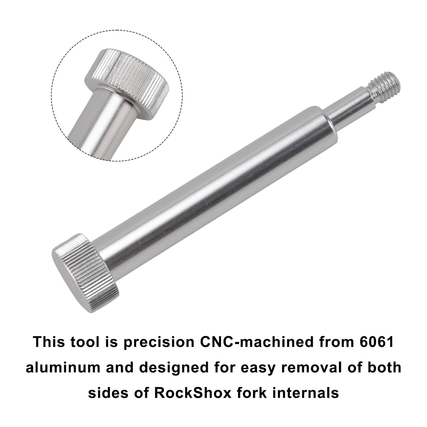 Fork Lower Leg Tool – Threaded Punch for Removing Spring/Damper Side (Rockshox)