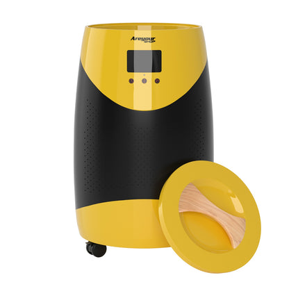 ??20L Bucket Style Large Towel Warmer Drying Rapid Heat-Up Auto Shut Off Yellow