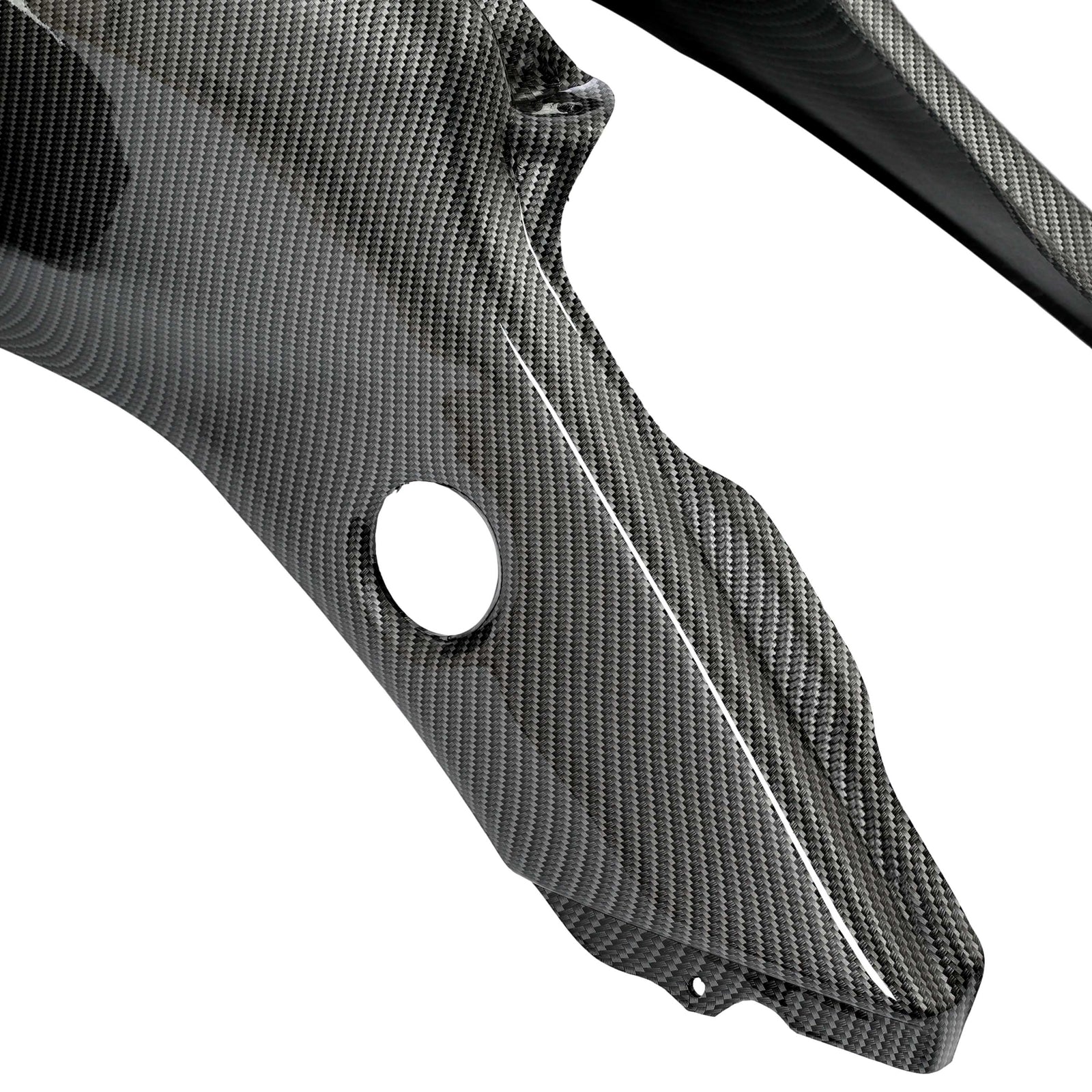 Solid Spare For Honda TRX 400EX 1999-2004 Front Fender ABS Carbon Fiber Printing #11739-30