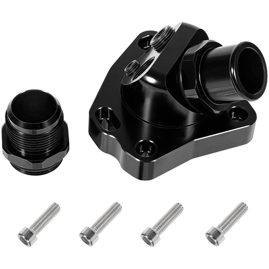Radiator Hose Swivel Neck Thermostat Housing Black for Honda K-Series K20 K24