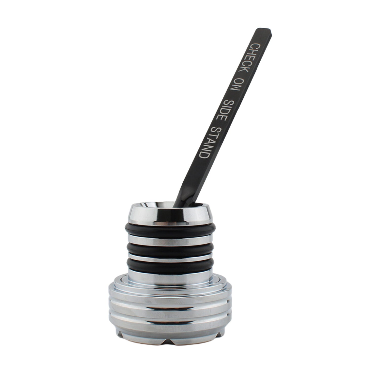 Oil Dipstick Tank Cap Plug For Softail 2000-2017 All Models Silver