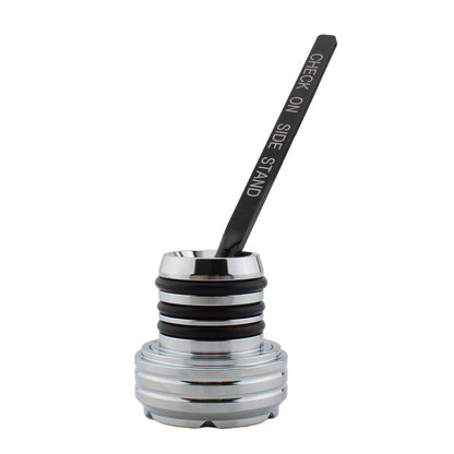 Oil Dipstick Tank Cap Plug For Softail 2000-2017 All Models Silver