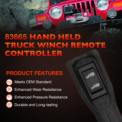 83665 Winch Remote Control For Warn M8000 M10000 M12000 HS9500 Winch Controller