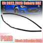 Fit 2022 2023 Subaru BRZ Style Front Bumper Lower Black Adhesive Strip Set 22-23