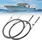 2PCS 10FT Outboard Throttle Cable Gen I Control Shift Cables For Mercury Mariner