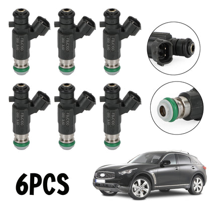6PCS Fuel Injectors FBJC100 Fit Nissan 350Z 03-04 Fit Infiniti G35 2003-2004