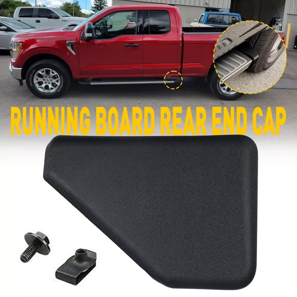 For 2015-2022 Ford F150 Left Rear Driving Running Board End Cap Driver Side 1PCS