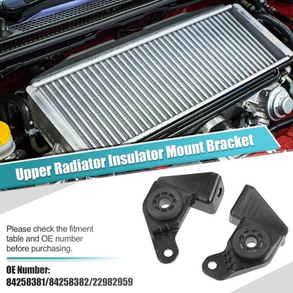 2Pcs Radiator Upper Bracket Passenger Side Fits For Chevrolet Malibu 84258381
