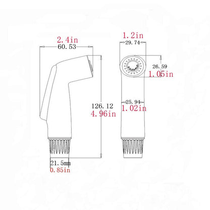 Pull Out Sink Side Sprayer Head Kitchen Faucet Replacement Attachment