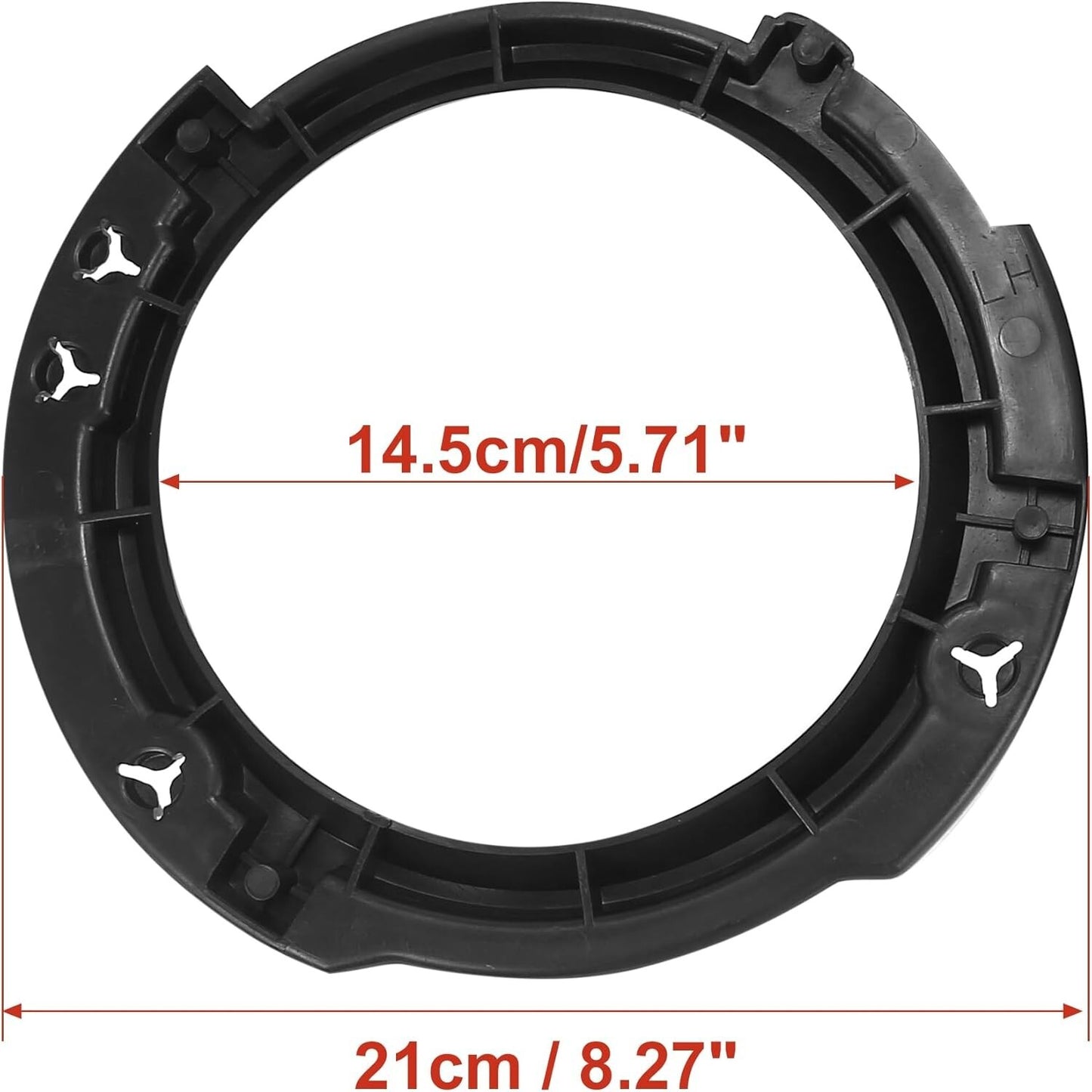 2x 7inch Headlight Mount Bracket Ring Bucket Base For 2007-2018 Jeep Wrangler JK