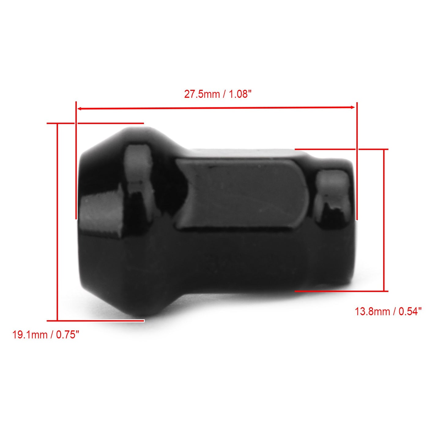 16 Pack 3/8"-24 Tapered Lug Nuts Black For Polaris Ranger 700 Rzr 900xp 800 570