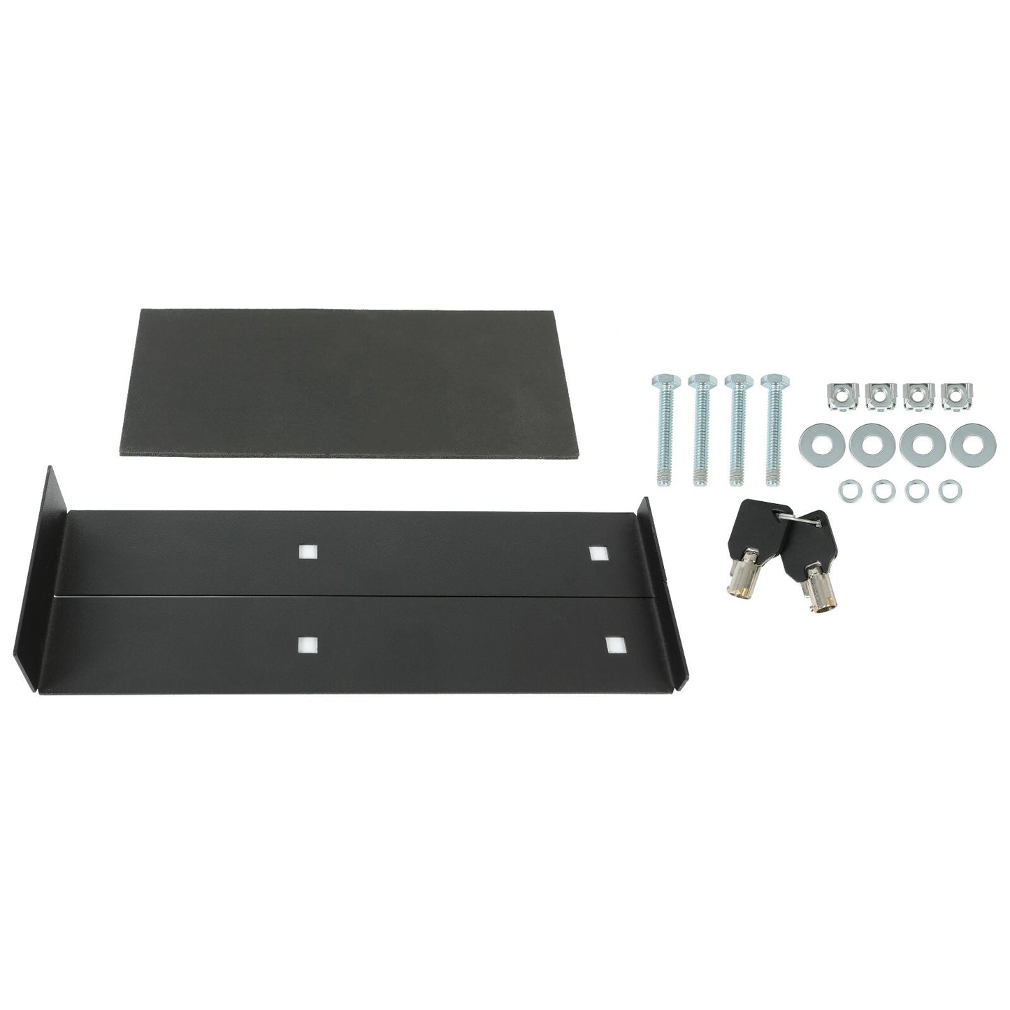 Solid Spare Floor Center Console Lock Safe Storage For 15-20 F150/Raptors 17-22 F250 F350
