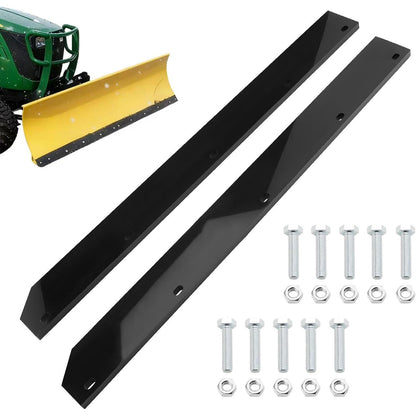 2-Pack 1/2" Poly Cutting Edge Scraper Bar For John Deere 54" Snow Plow M75679