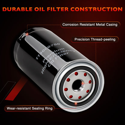 114000750 Oil Filter Fit 2020+ GM Chevy CMC 6.6L Duramax L5P Engine Oil Filter