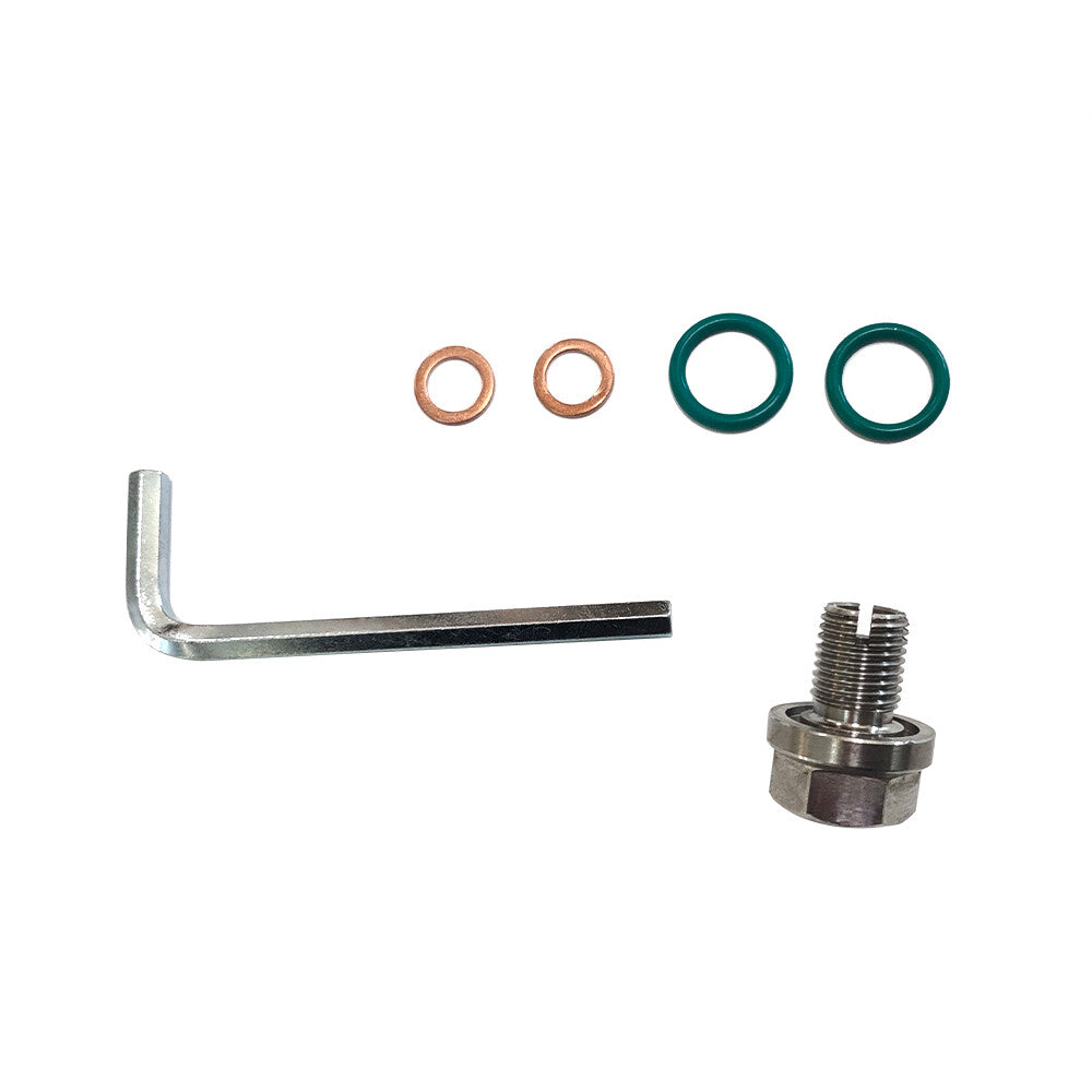 Oil Drain Plug Self-tapping Piggyback Repair Kit Stainless Steel M12.1-1.25x15mm