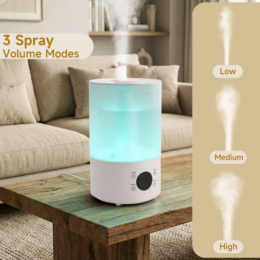 Humidifiers for Bedroom  4L Cool Mist Humidifier for Home Plant and Baby Nursery