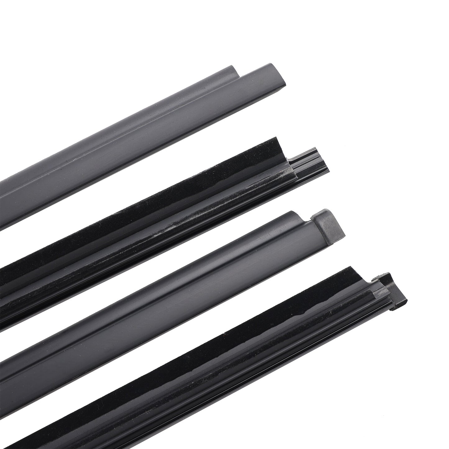 4PCS Door Glass Belt Outer Molding Weatherstrip For TOYOTA 4RUNNER 1996-2001