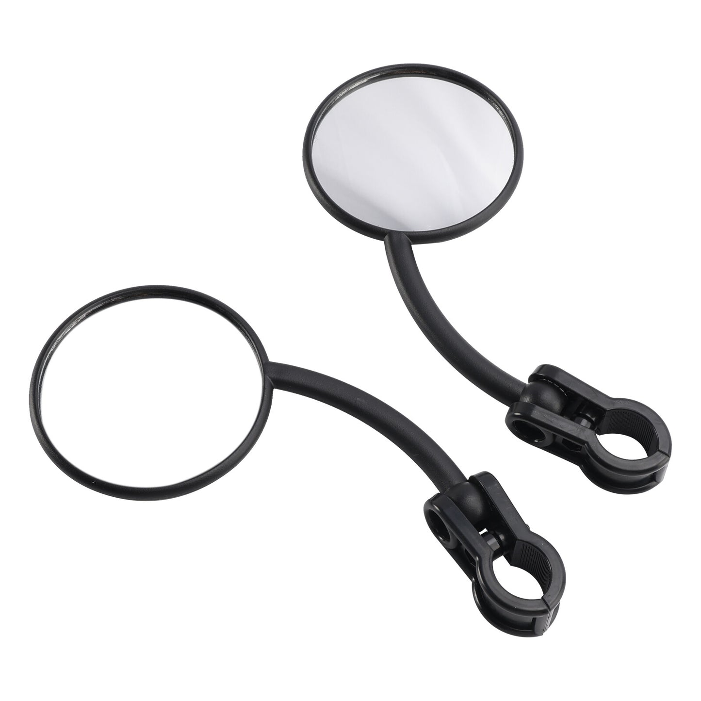 EASY CLAMP ON FOLDING MIRROR SET FOR ENDURO MX CROSS TRAIL ATV SUPERMOTO